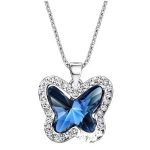  Halskette mit Schmetterlingsmuster