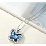  Halskette mit Schmetterlingsmuster