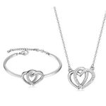  Doppelherz-Schmuckset, Kristály