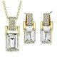  Würfelförmiges Schmuckset, verziert mit Swarovski-Kristallen