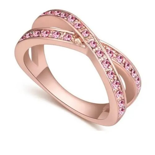  Einzigartiger Ring, Hellrosa, 6,5