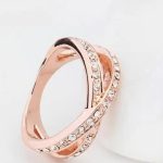  Einzigartiger Ehering, Kristall, 6,5