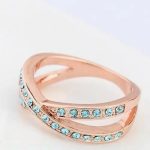  Einzigartiger Ring, Aquamarin, 8,5