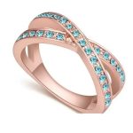 Einzigartiger Ring, Aquamarin, 7,5