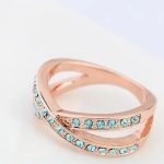 Einzigartiger Ring, Aquamarin, 7,5