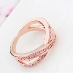  Einzigartiger Ring, Hellrosa, 8,5