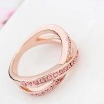  Einzigartiger Ring, Hellrosa, 7,5