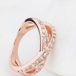  Einzigartiger Ehering, Kristall, 7,5