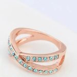  Einzigartiger Ring, Aquamarin, 6,5