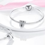 Silberanhänger, Buchstabe, W