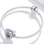 Silberanhänger, Herz mit dem Unendlichkeitssymbol