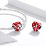 Silberanhänger, Geschenkverpackung, rot