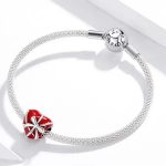 Silberanhänger, Geschenkverpackung, rot