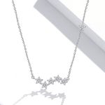 Silberne Halskette mit Sternanhänger