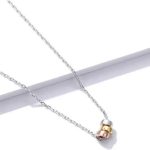 Silberner Halskettenring mit Anhänger