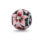 Silberanhänger, floral