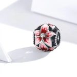 Silberanhänger, floral