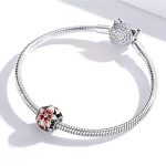 Silberanhänger, floral