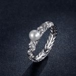 Silberring, Weizenähre, Größe 7