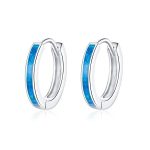 Silberohrringe, Opal