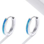 Silberohrringe, Opal