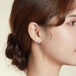 Silberohrringe, Opal