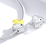 Silberanhänger mit Herzengel