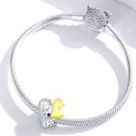 Silberanhänger mit Herzengel