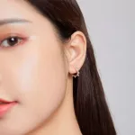 Silberohrringe, Kugel