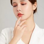 Silberring, doppelt, Größe 7