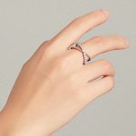 Silberring, doppelt, Größe 7