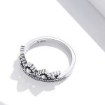 Silberring, Krone, Größe 6