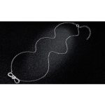 Silberne Halskette mit Anhänger der unendlichen Liebe