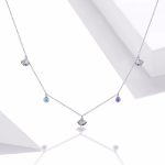 Ezüst nyaklánc kagylókkal