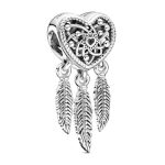 Silberanhänger, Traumfänger, Silber