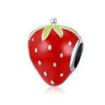 Silberanhänger, Erdbeere