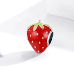 Silberanhänger, Erdbeere