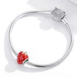 Silberanhänger, Erdbeere