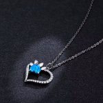 Ezüst nyaklánc opállal