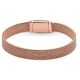 Silberarmband, Roségold, 19 cm