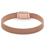 Silberarmband, Roségold, 17 cm