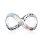 Silberanhänger, endlos, mit Pfoten