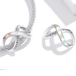 Silberanhänger, endlos, mit Pfoten