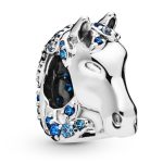 Silberanhänger, Pferdekopf