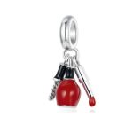 Silberner Anhänger, Maniküre-Set