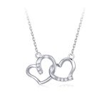 Silberne Halskette, pure Liebe