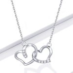 Silberne Halskette, pure Liebe