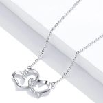 Silberne Halskette, pure Liebe