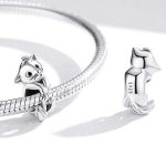 Silberanhänger, Katze