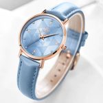 Shengke Damenuhr, blau